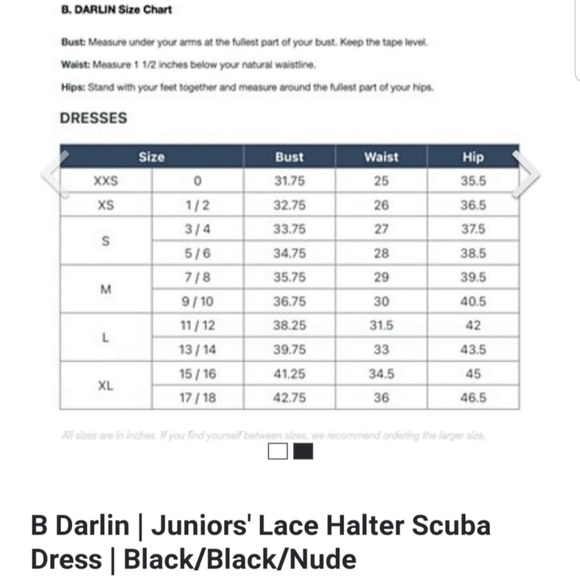 B Darlin Womens Black Halter Dress Size Medium - Picture 6 of 6